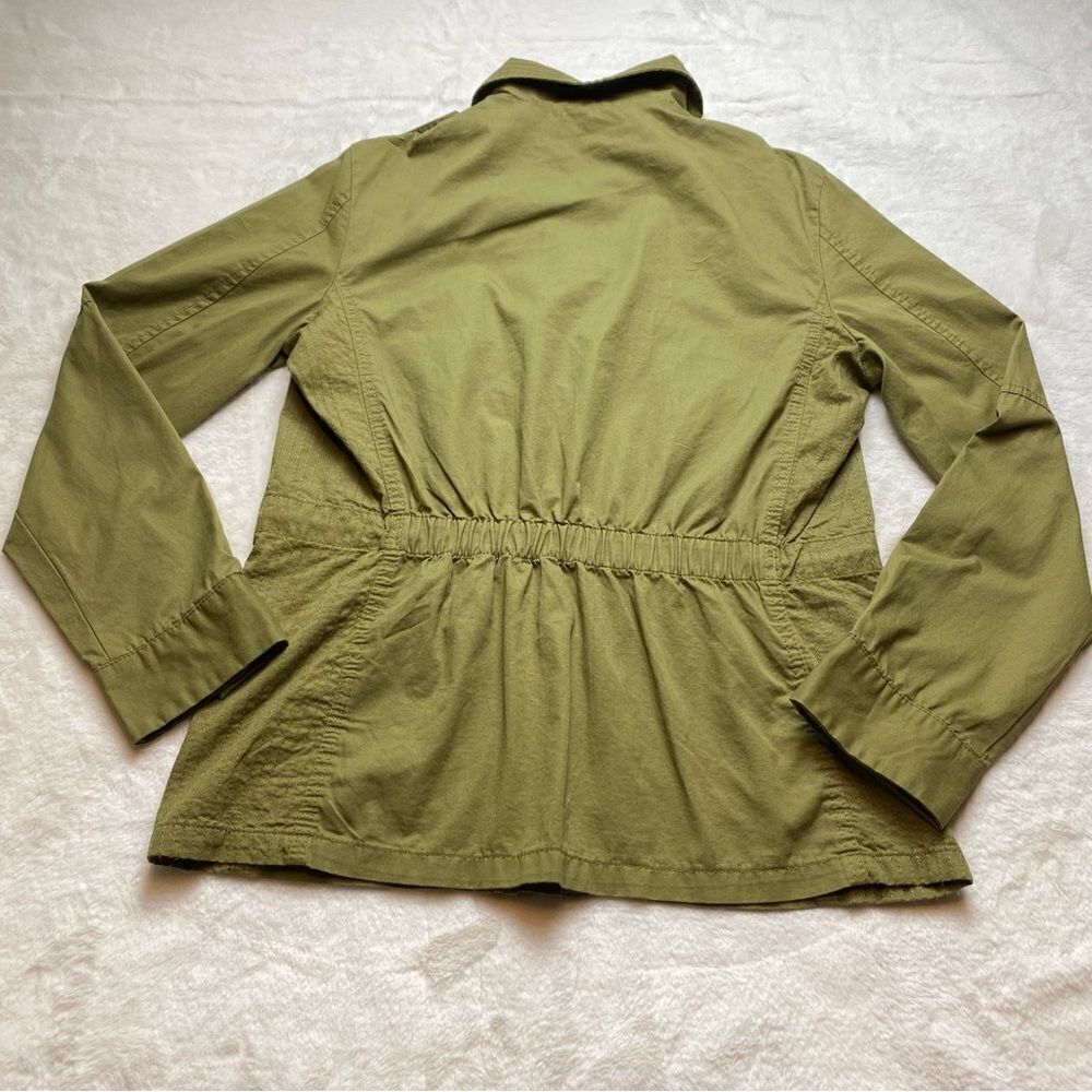 Love Tree Green Military Style Jacket Size Medium - Picture 2 of 14
